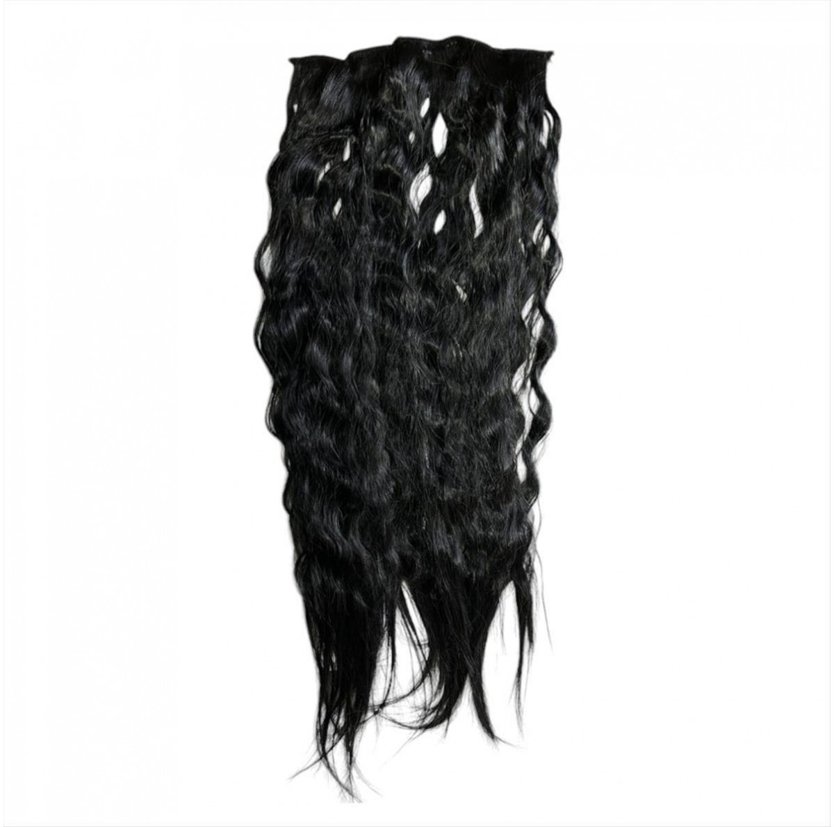 Synthetic Wave Clip-in Hair Extension Easy Clip Extension #1 - 60 cm