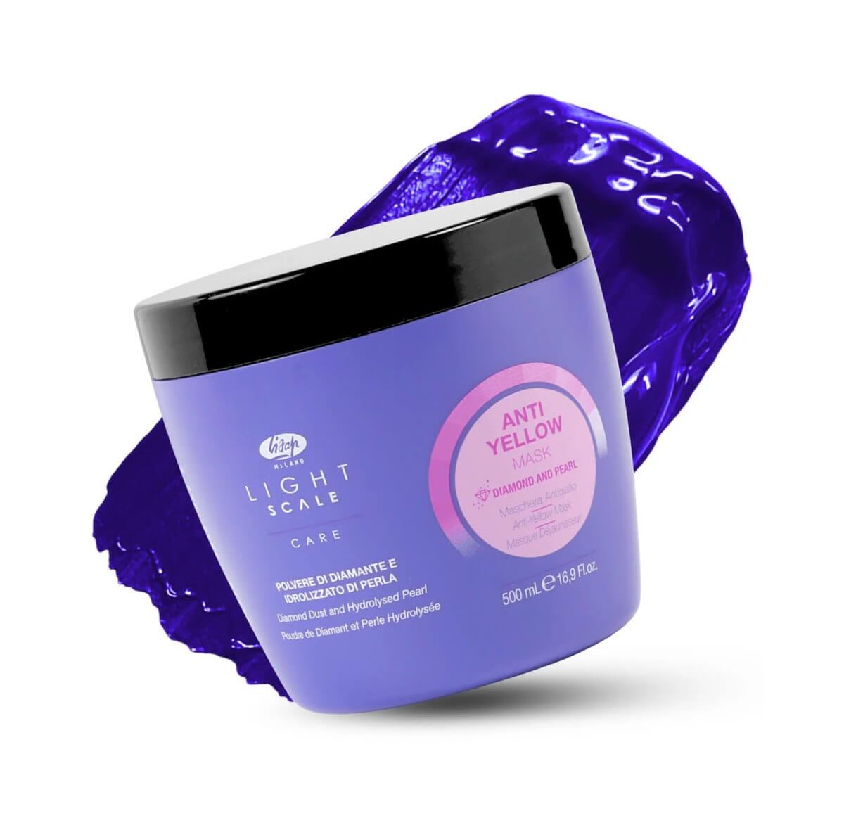 Hair mask anti yellow light scale 500ml Lisap