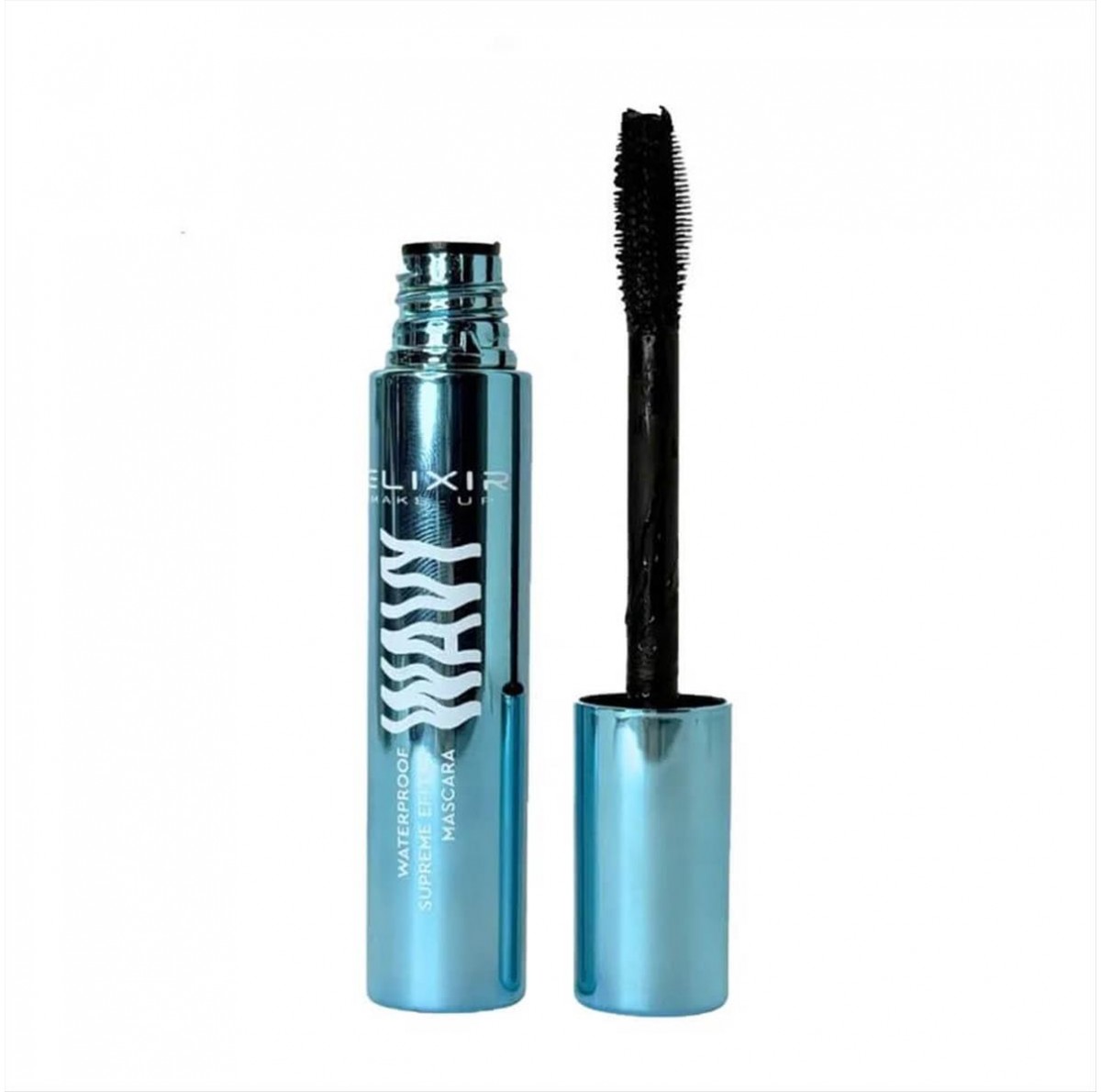 Elixir Wavy Αδιάβροχη Mascara για Όγκο & Μήκος Μαύρο 12gr