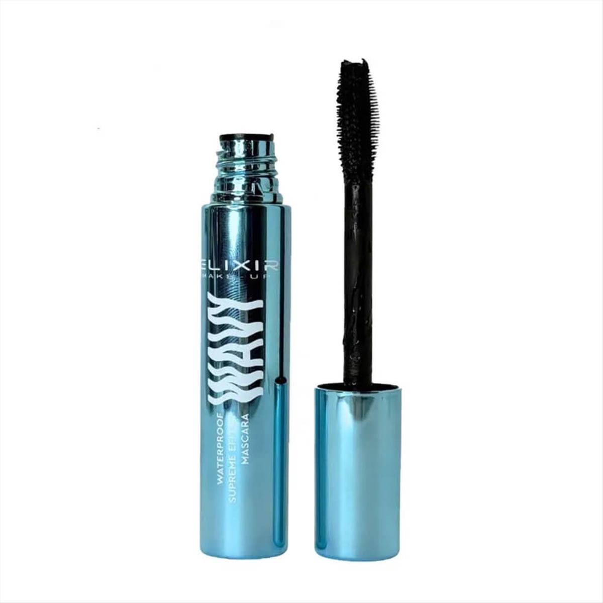 Elixir Wavy Αδιάβροχη Mascara για Όγκο & Μήκος Μαύρο 12gr