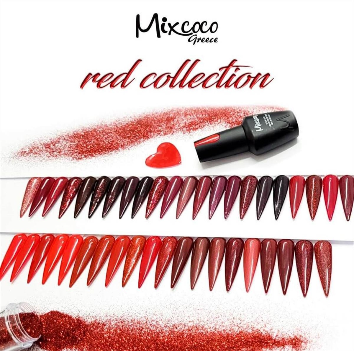 Ημιμόνιμο βερνίκι νυχιών The Reds Mixcoco 15ml