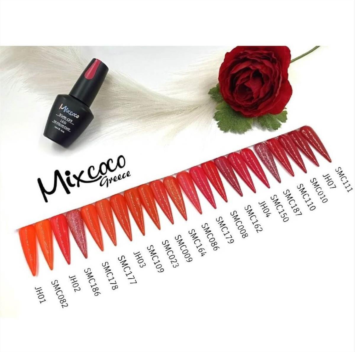 Soak Off Nails The Reds Mixcoco 15ml