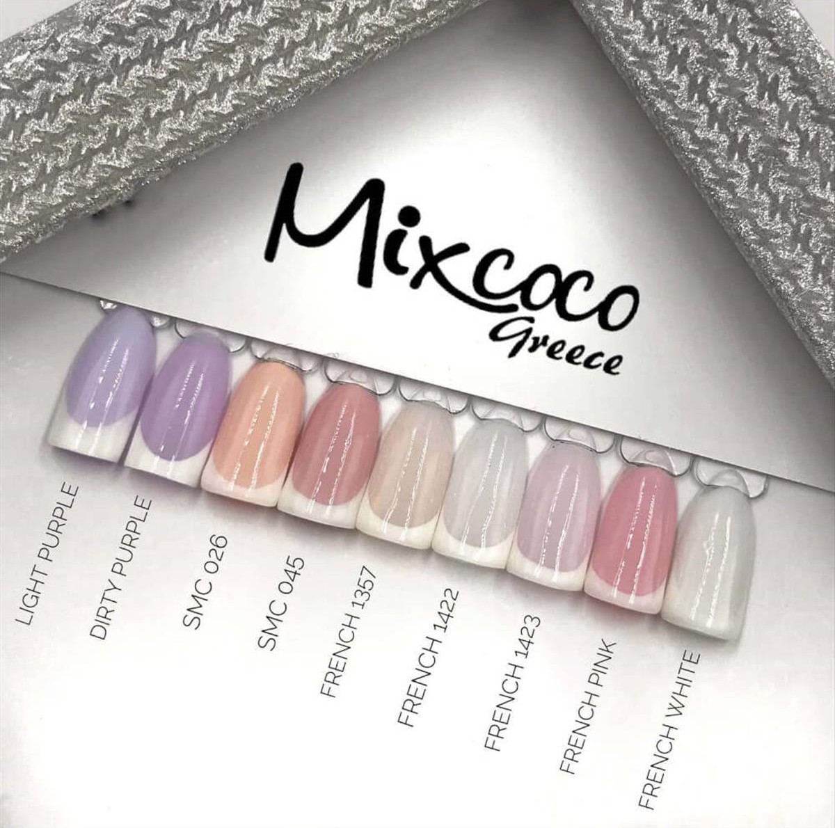 Ημιμόνιμο βερνίκι νυχιών Mixcoco French 15ml