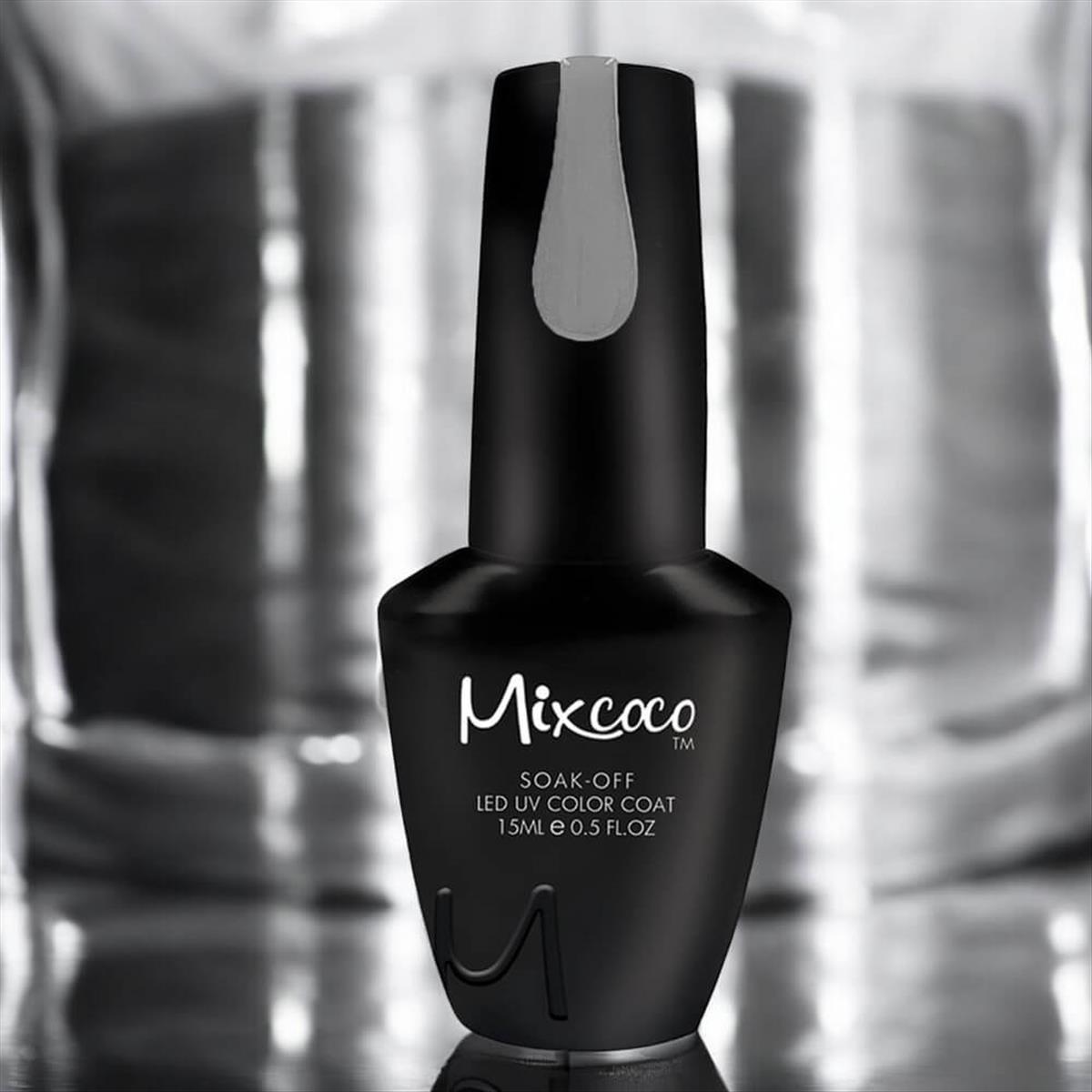 Ημιμόνιμο βερνίκι νυχιών Mixcoco Shades Of Grey 15ml