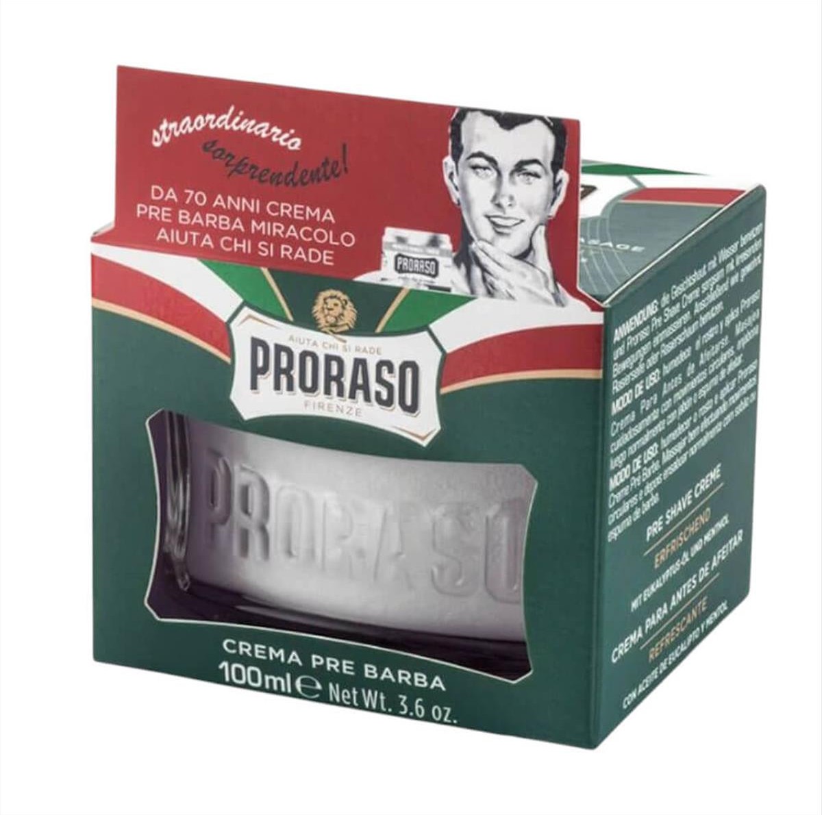 Proraso Eucalyptus & Menthol Pre Shave Cream 100ml