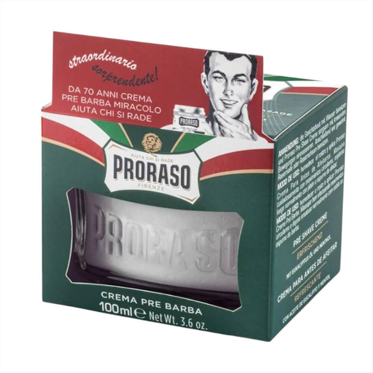 Proraso Eucalyptus & Menthol Pre Shave Cream 100ml