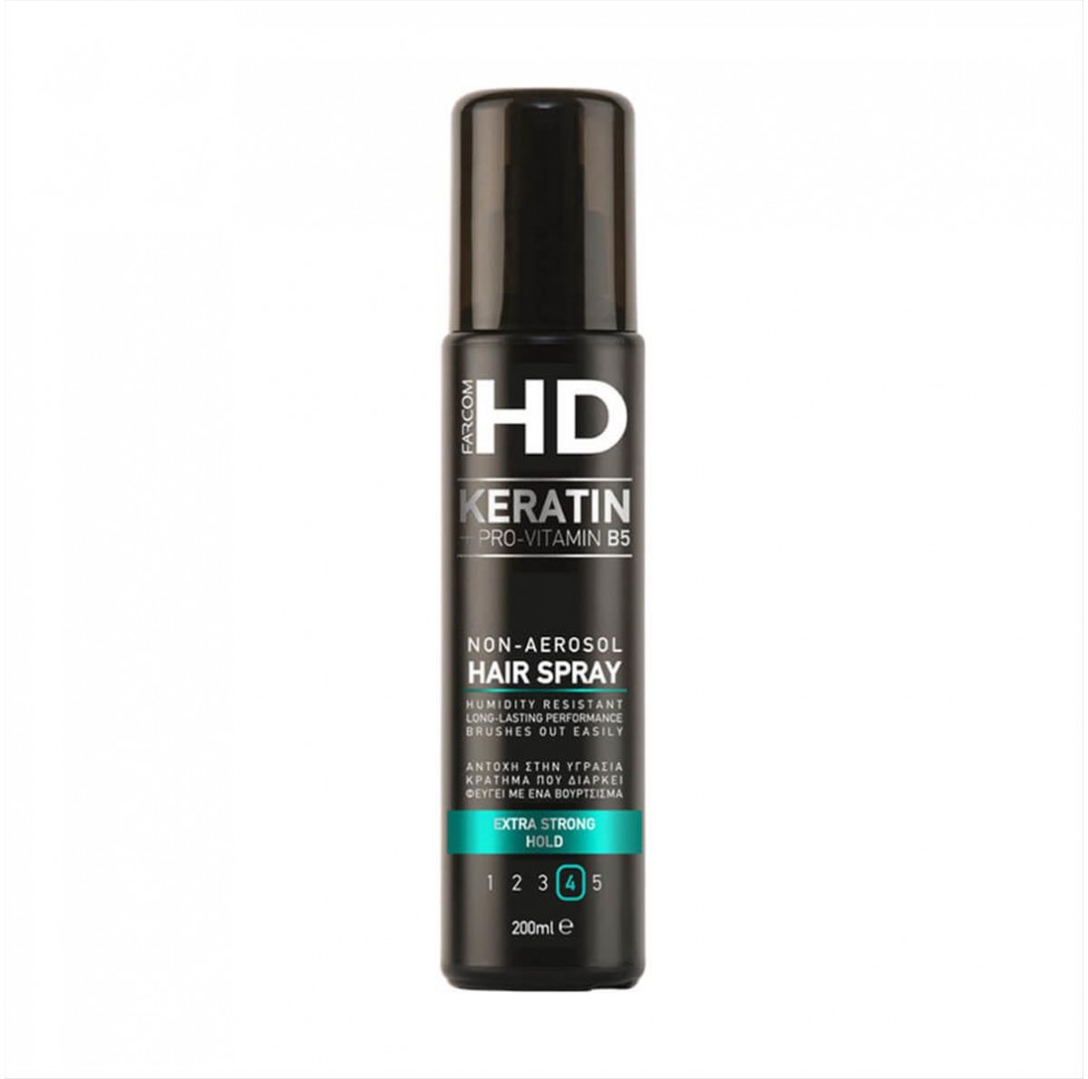 HD Keratin Non-Aerosol Σπρέι μαλλιών Extra Strong Hold 4 - 200ml