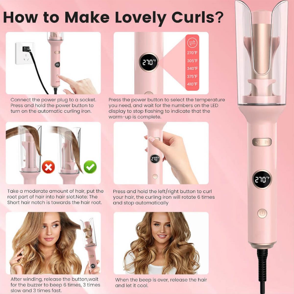 DSP Automatic Curling Iron 20249