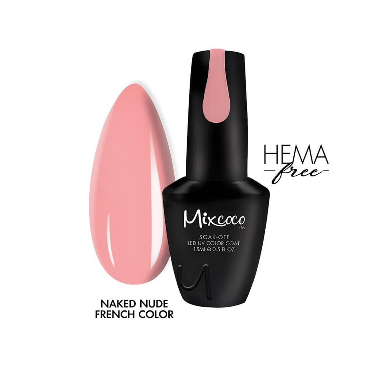 Soak Off Nails Mixcoco French Naked Nude 15ml