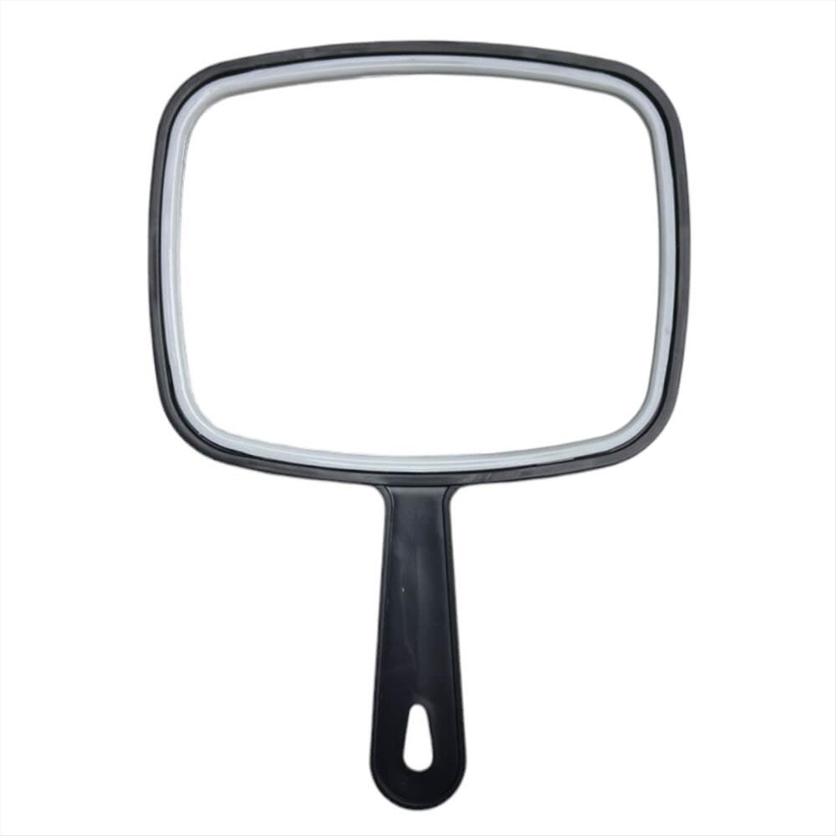 Jumbo Hand Mirror  Hair Styling Black