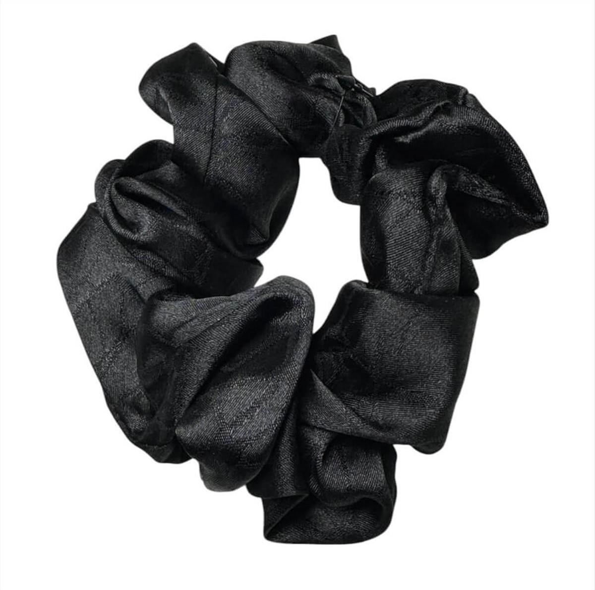 Scrunchies Hair Saten Balck BS 637