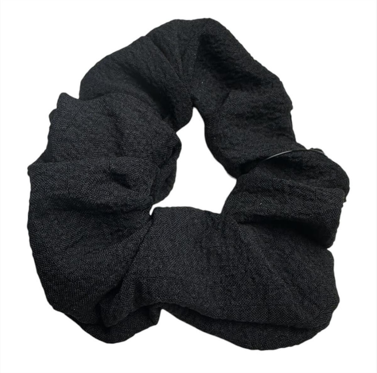 Scrunchies Hair Saten Black BS 552