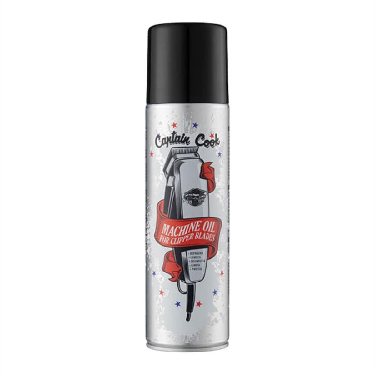 Λάδι Spray μηχανής κουρέματος Captain cook 500ml Eurostil