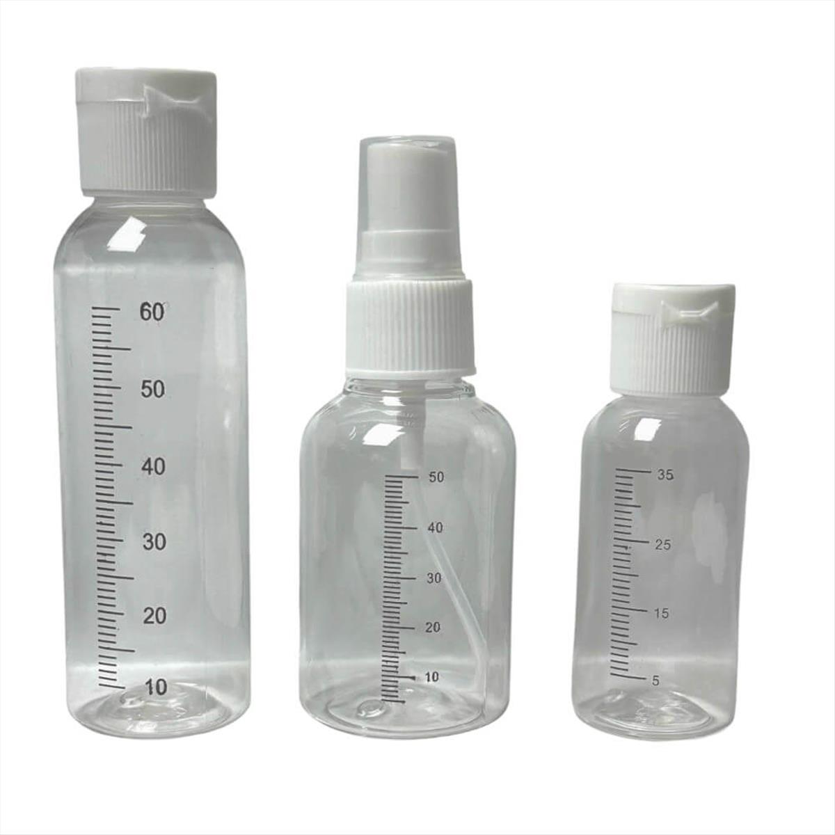 Travel Bottle Kit 3pcs