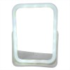 Mirror with stand, plastic, illuminated, BS 1603