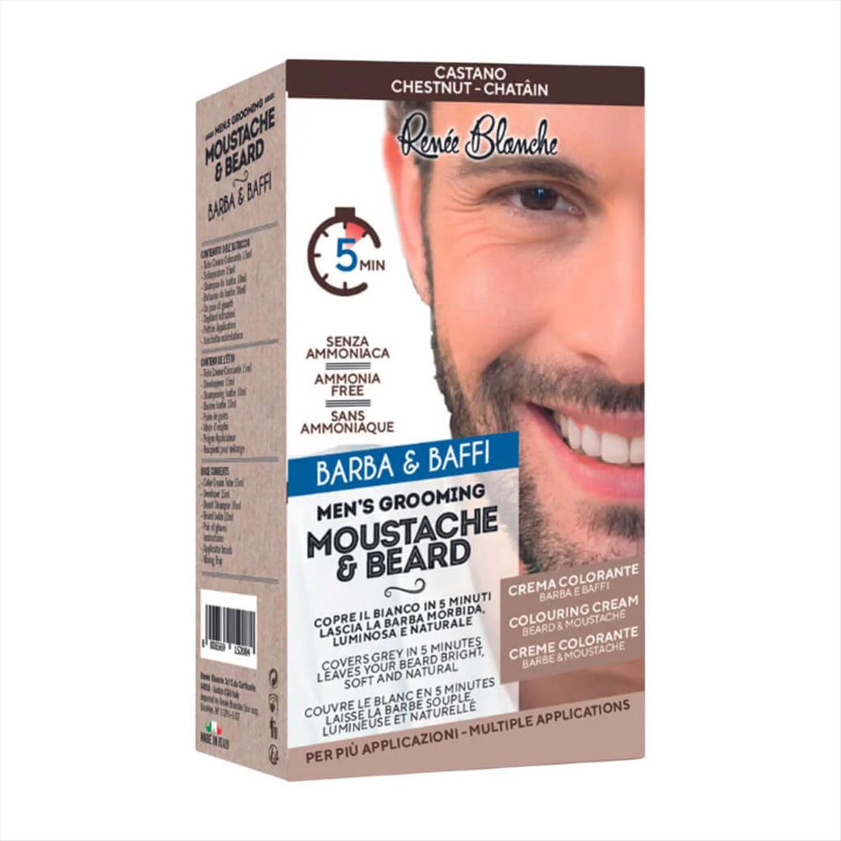 Barba & Baffi Ammonia-Free Beard and Moustache Dye - 4N Brown