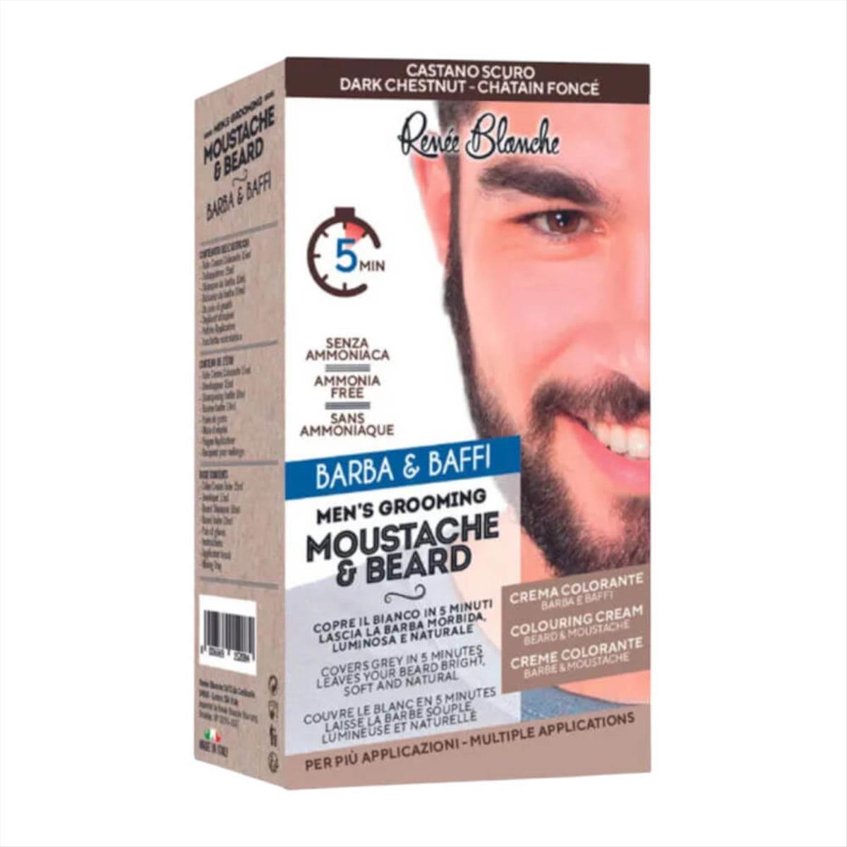 Barba & Baffi Ammonia-Free Beard and Moustache Dye - 3Ν Brown