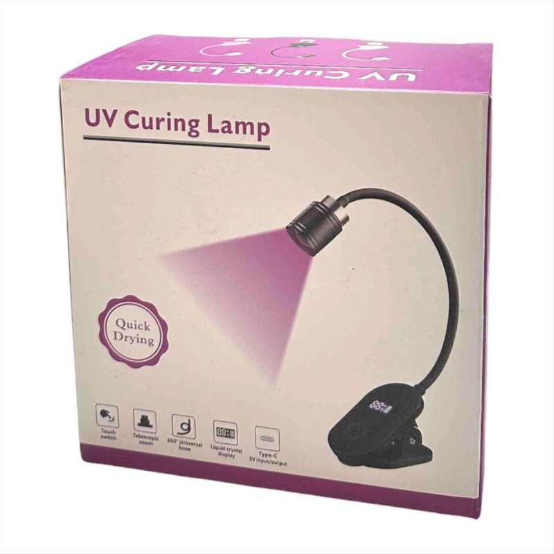 Nail Dryer Led with Clip Mini Uv Curing Lamp