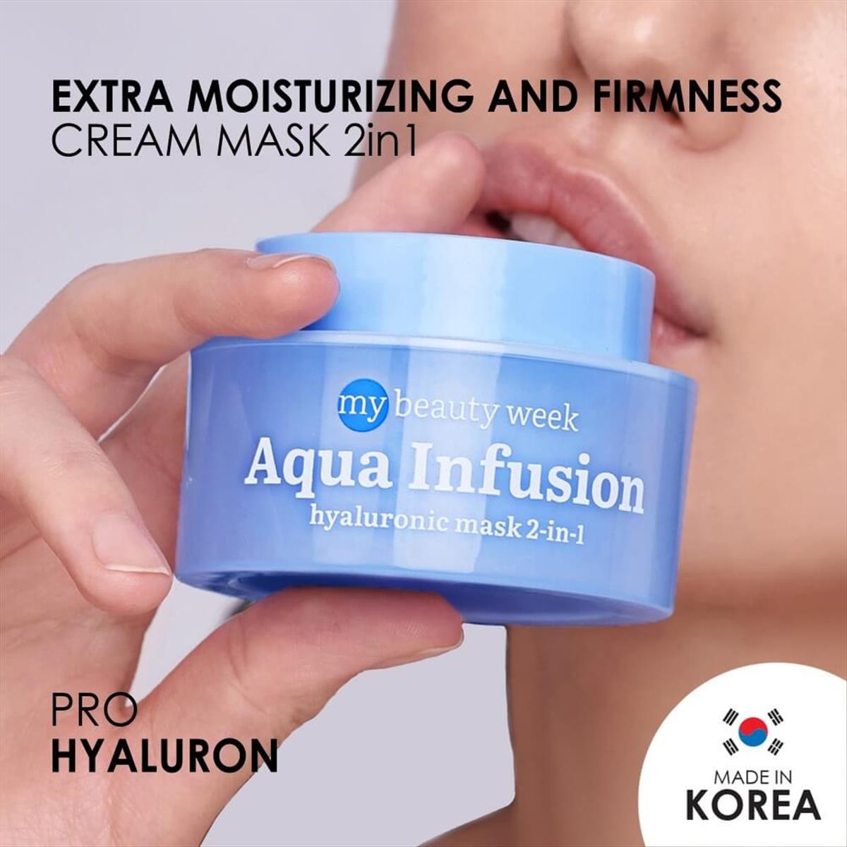 7DAYS MB Aqua Infusion Hyaluronic Mask 2in1