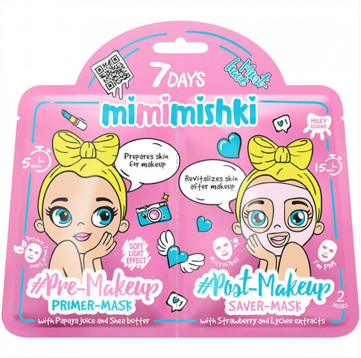 7DAYS Mimimishki Pre & Post MakeUp Pink 25gr