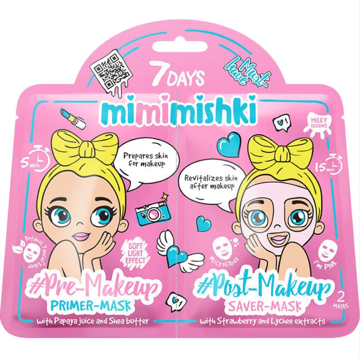 7DAYS Mimimishki Pre & Post MakeUp Pink 25gr