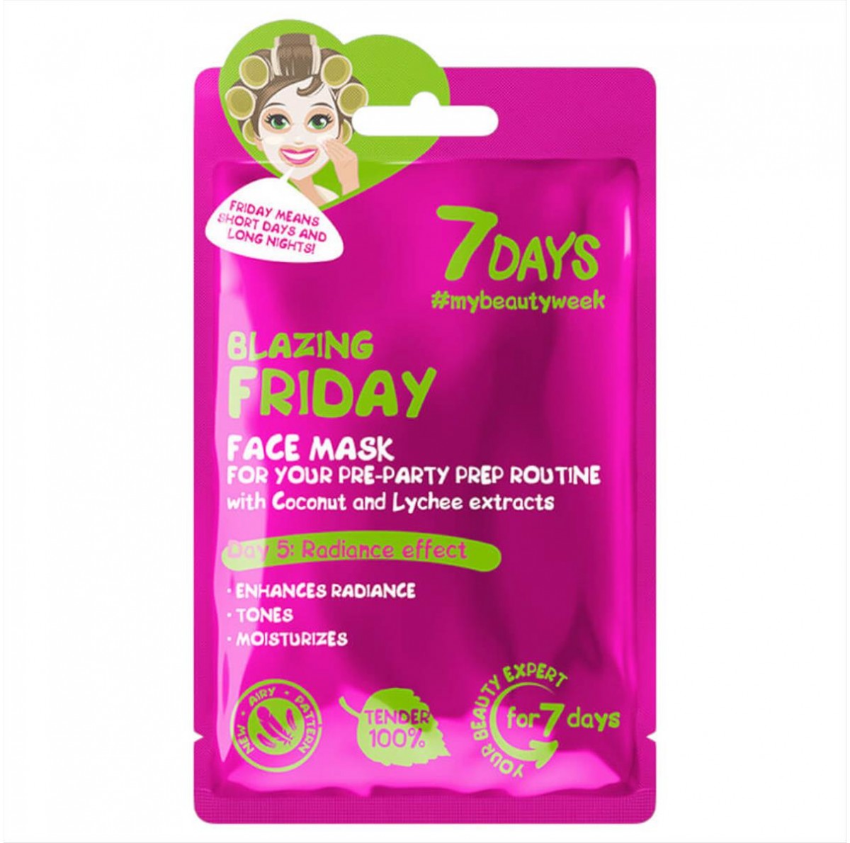 7DAYS Blazing Friday Sheet Mask 28g