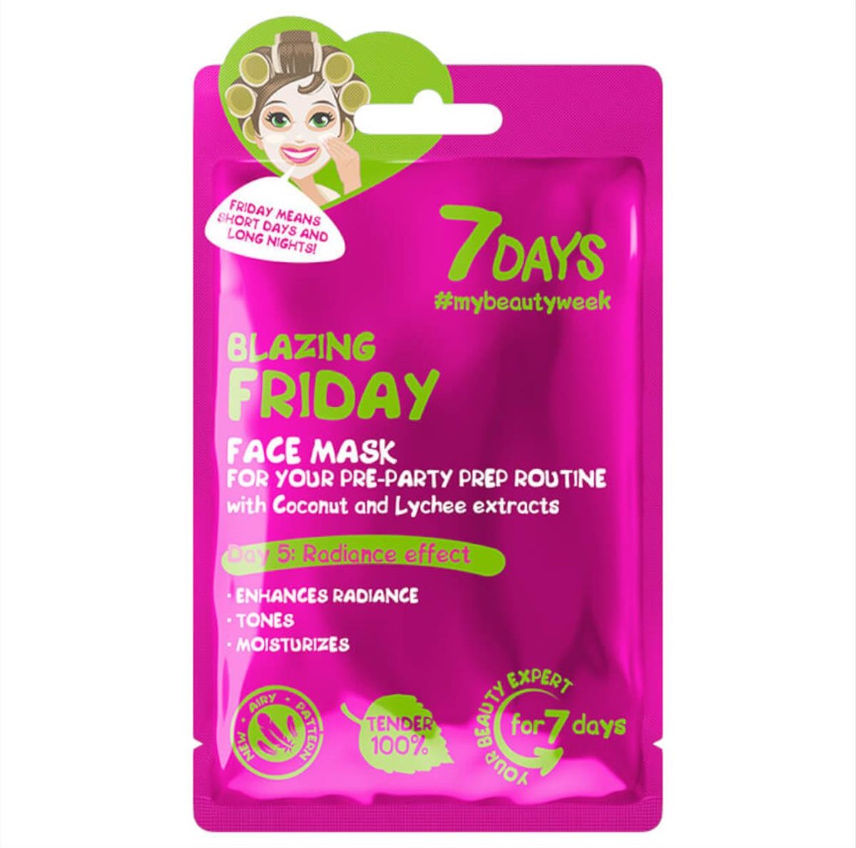 7DAYS Blazing Friday Sheet Mask 28g