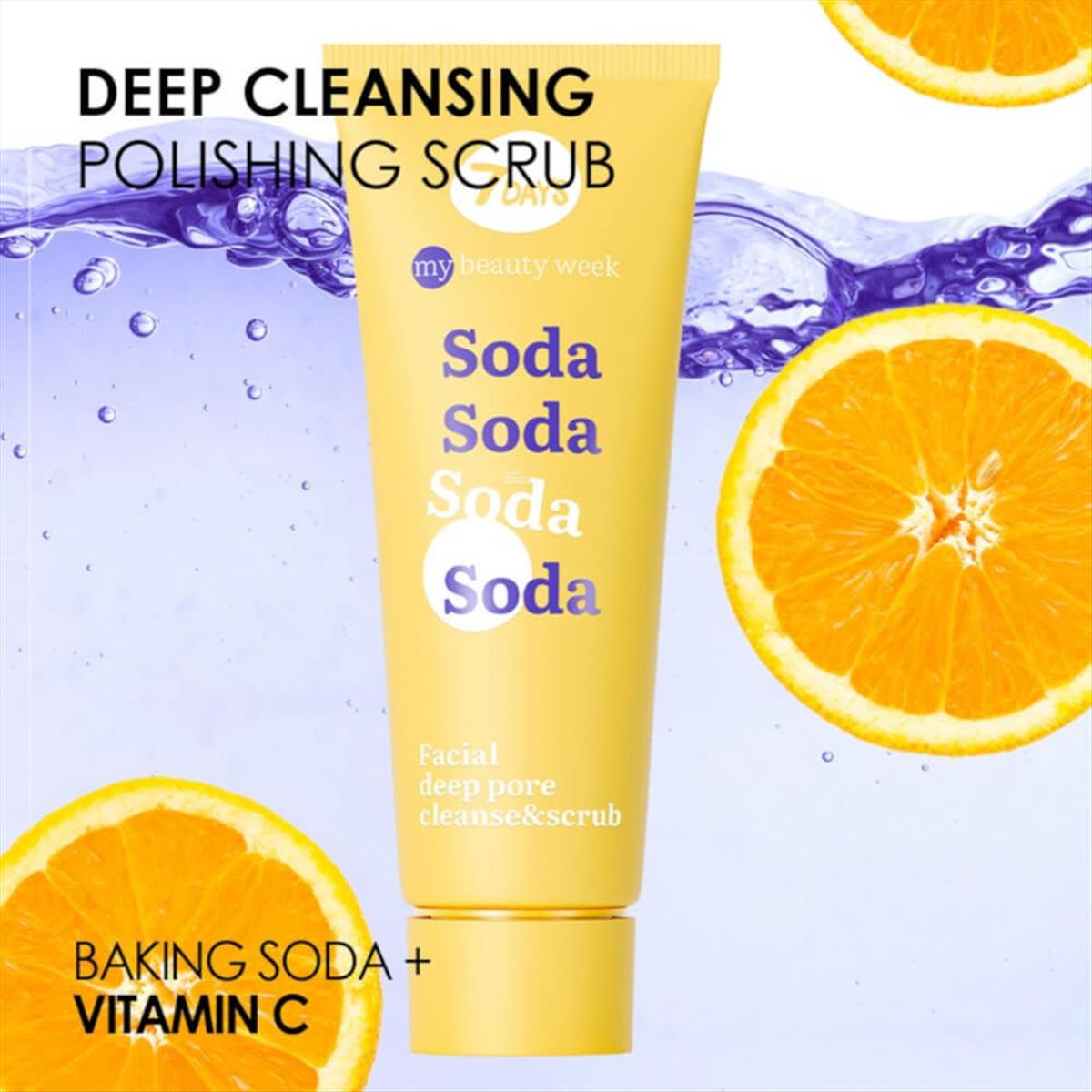 7DAYS MB Soda Facial Deep Pore Cleanse & Scrub