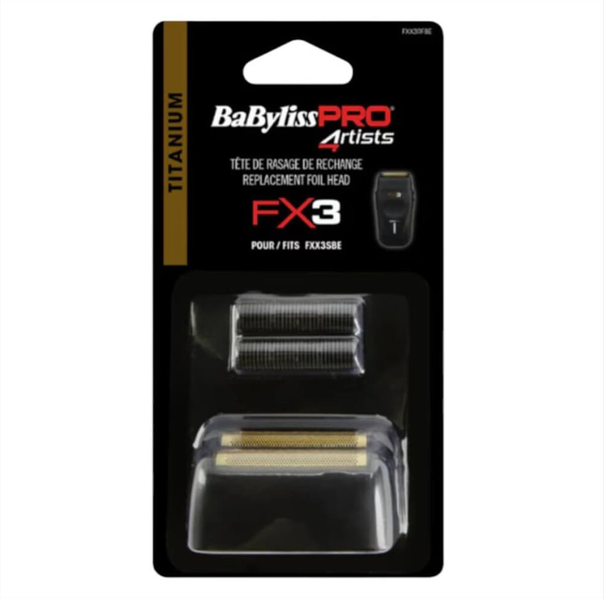 Babyliss Pro FX3 Replacement Part for Shavers Black FXX3SBE