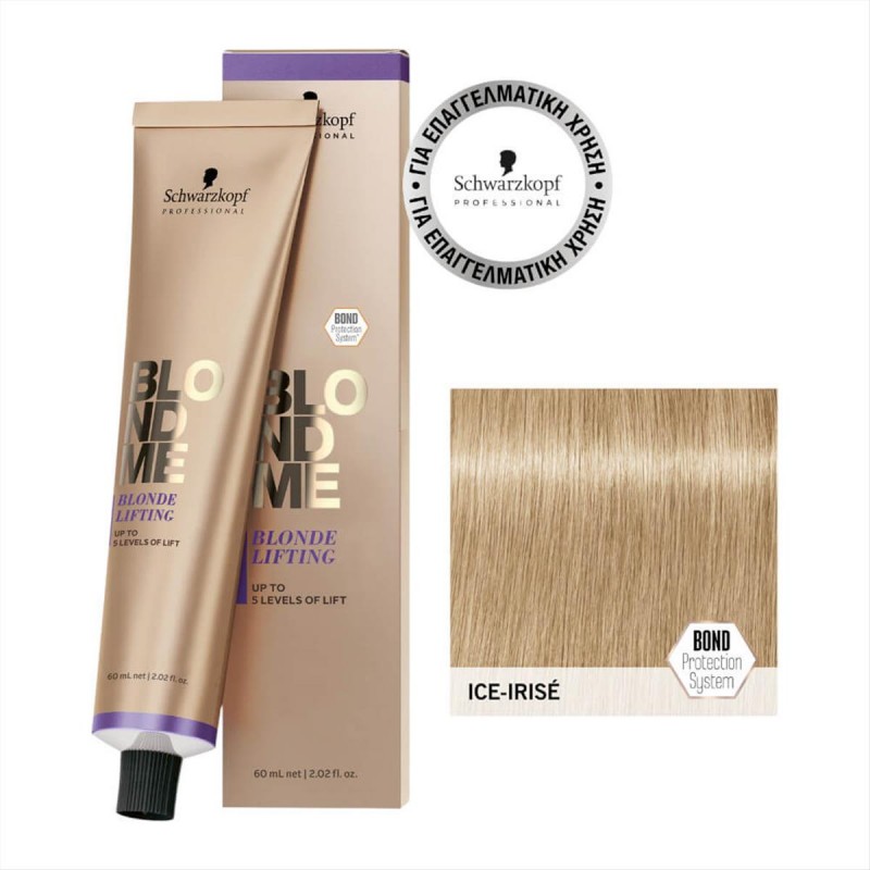 Βαφή Schwarzkopf BlondMe Bond Enforcing Blonde Lifting L - Ice-Irise 60ml