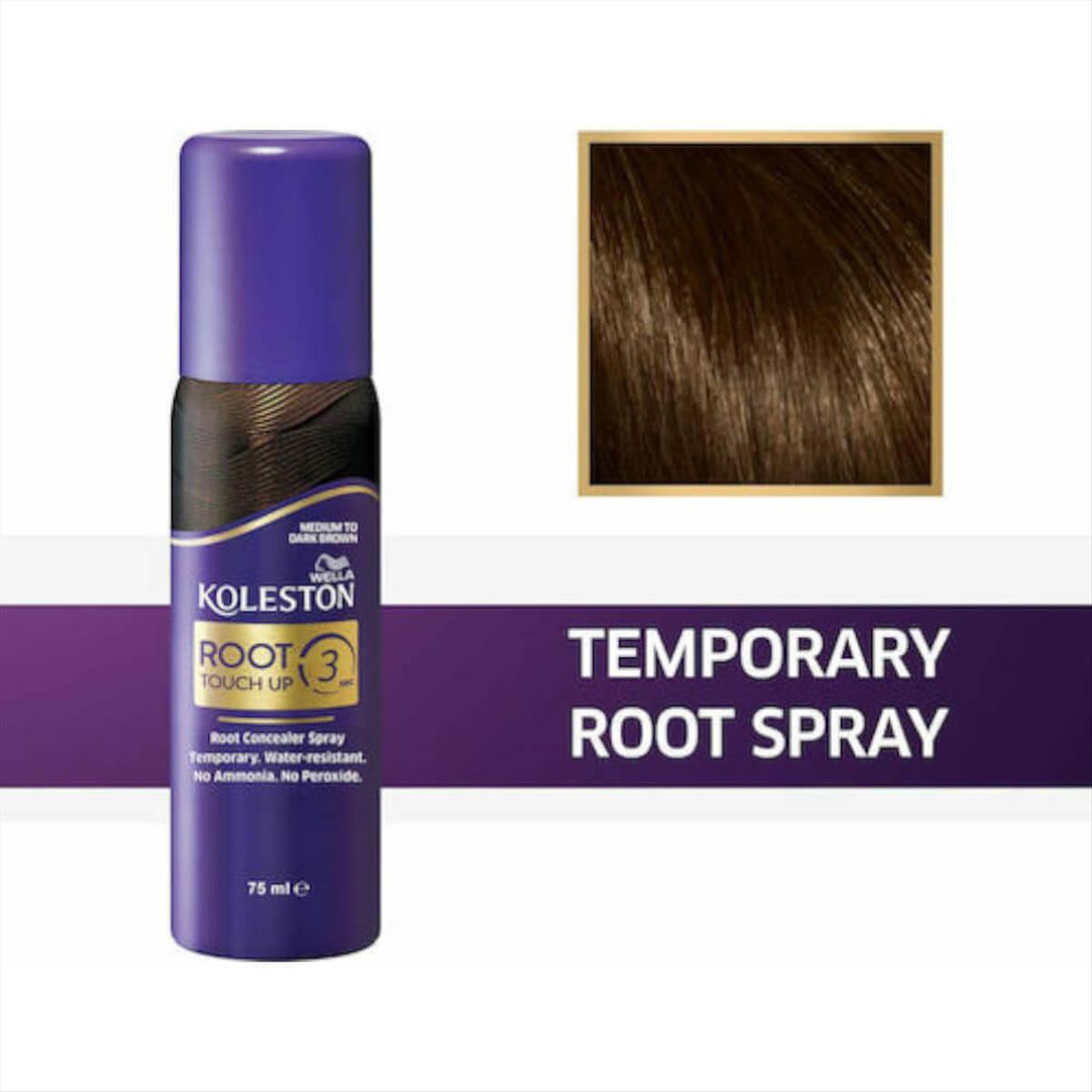 Koleston Root Touch Up Medium To Dark Brown 75ml