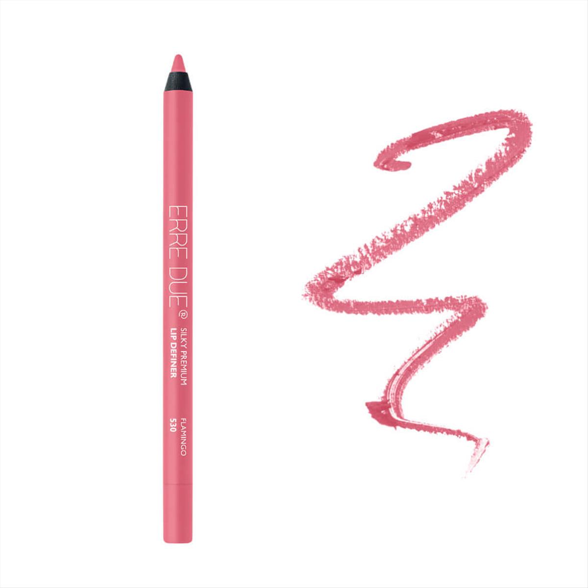 Erre Due Lip Pencil Silky Premium Definer 530 Flamingo