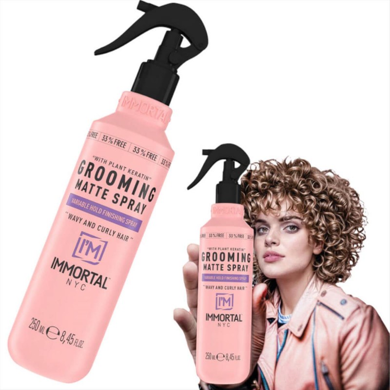 Immortal NYC Grooming Matte Spray for Curly Hair Fals 250ml