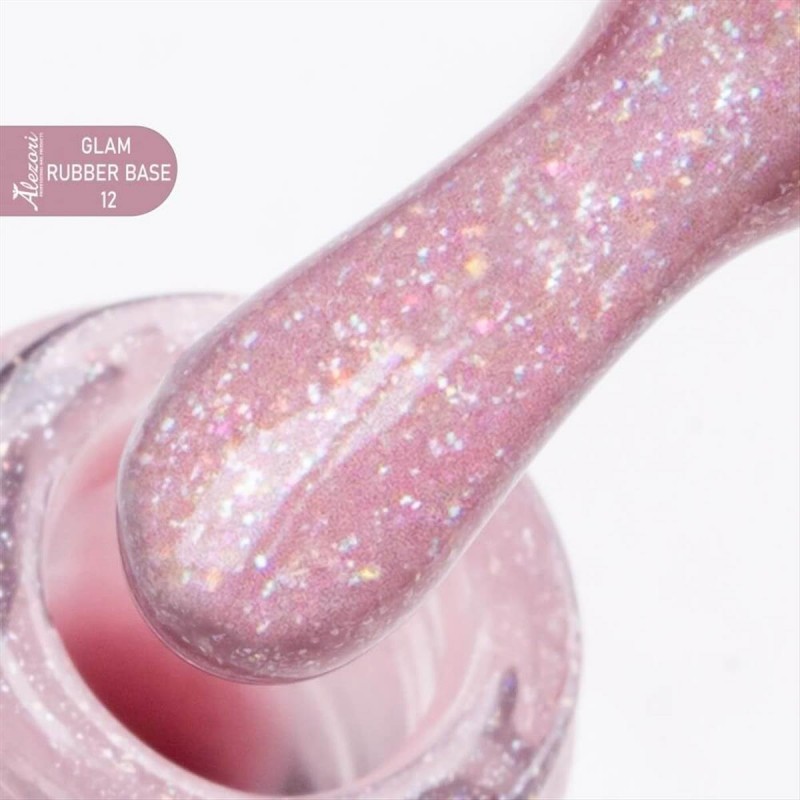 Alezori Ημιμόνιμο Βερνίκι Glam Rubber Base 12 15ml