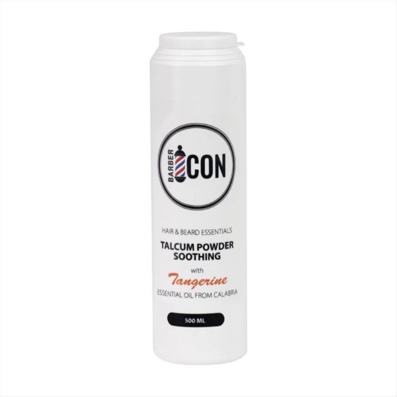 Barber Icon Hair & Beard Essentials Talcum Powder 500ml