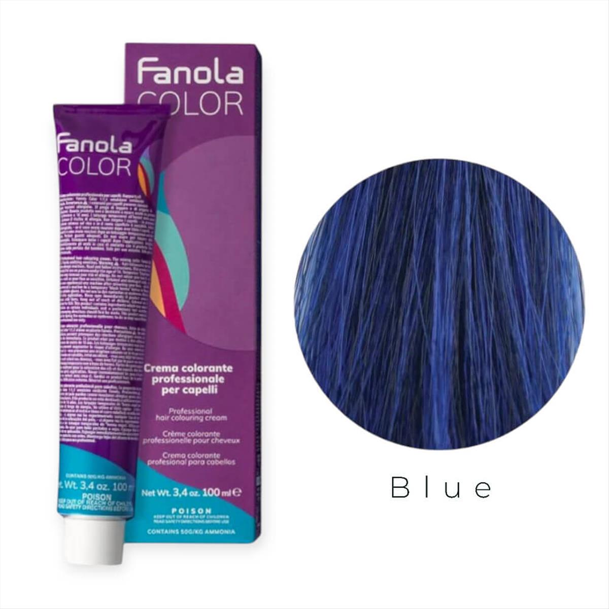 Hair Colouring Cream blue Fanola 100ml