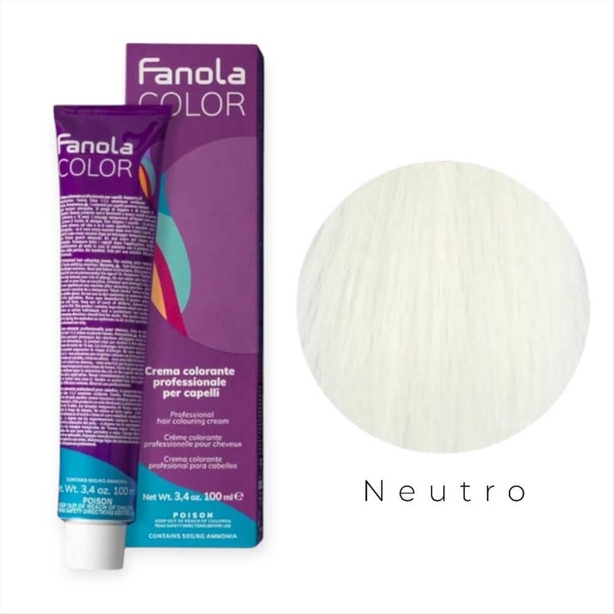 Hair Colouring Cream Neutro Fanola 100ml