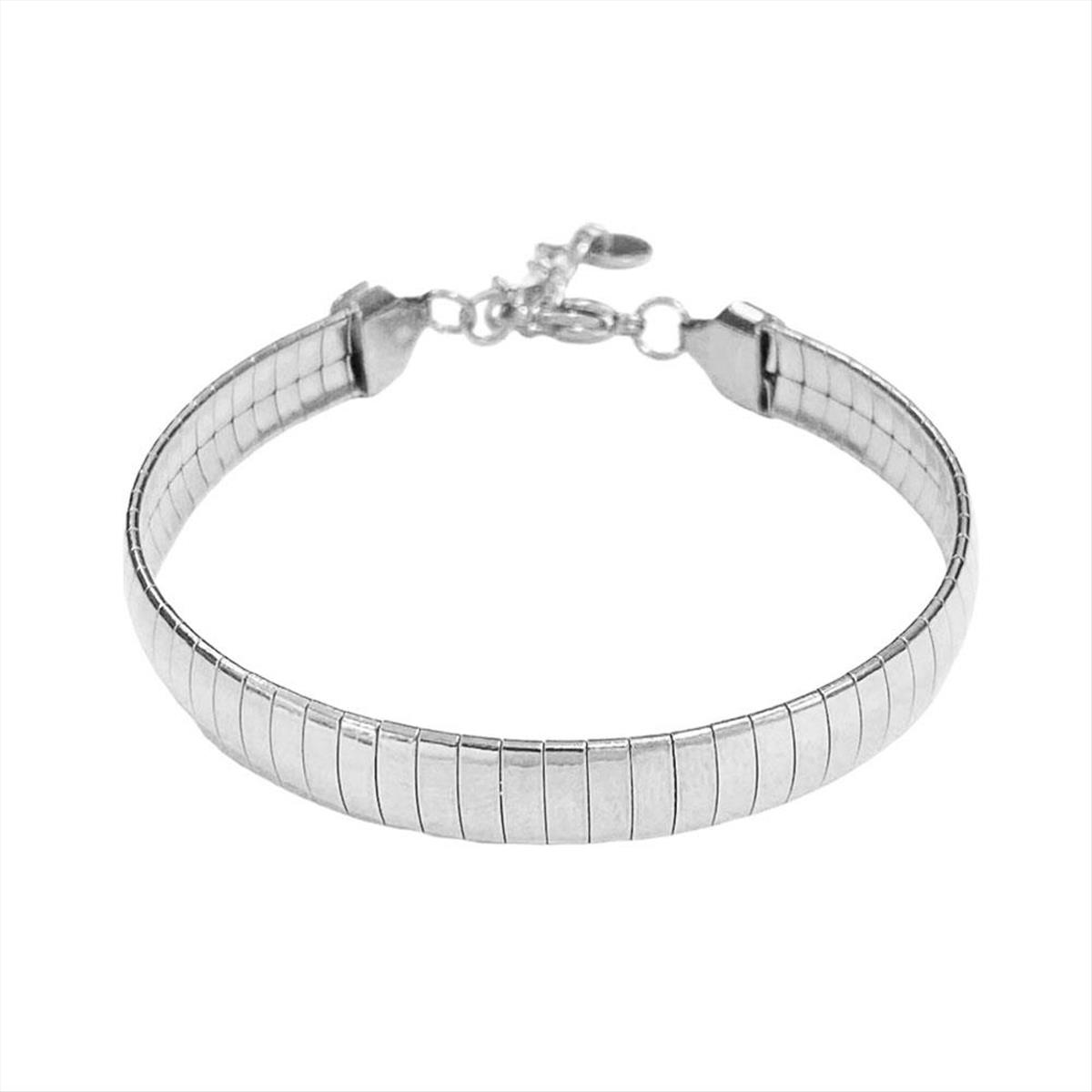 Steel silver bracelet A3205B