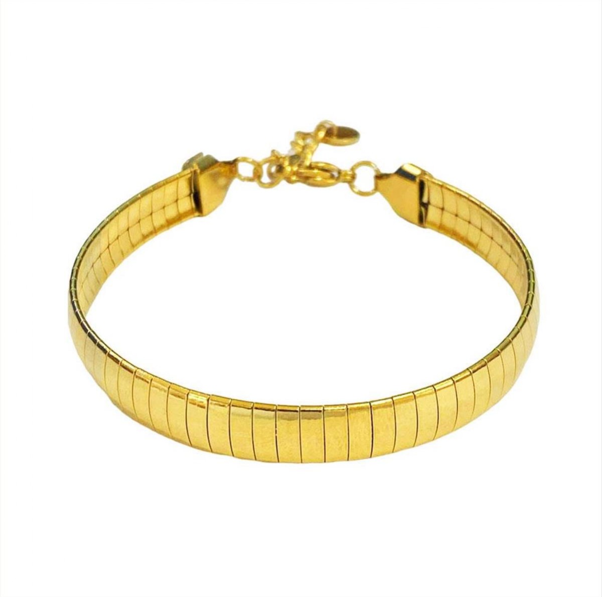 Steel gold bracelet A3205A