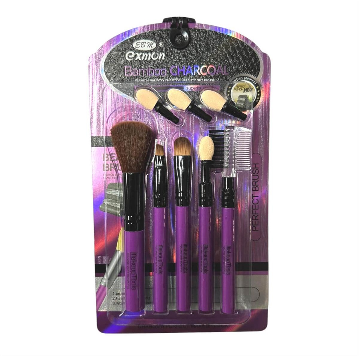 Bamboo Charcoal Makeup Brush Set