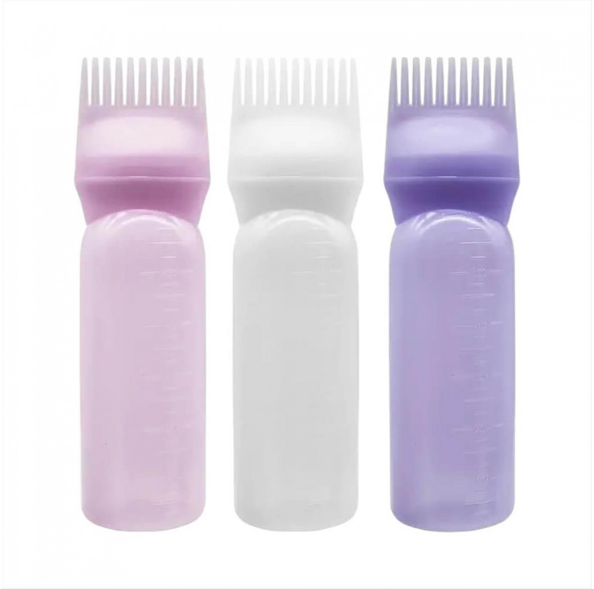 Empty Dispenser Bottle with Color Comb 177ml