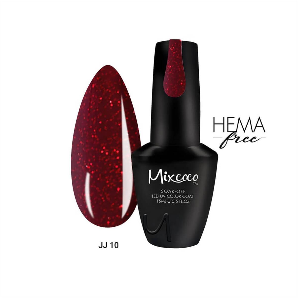 Ημιμόνιμο βερνίκι νυχιών Mixcoco JJ10 15ml Ημιμόνιμο βερνίκι νυχιών Mixcoco JJ10 15ml