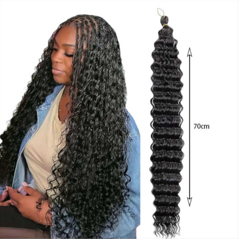 Curl Βraids Extension Rasta Hair 1B