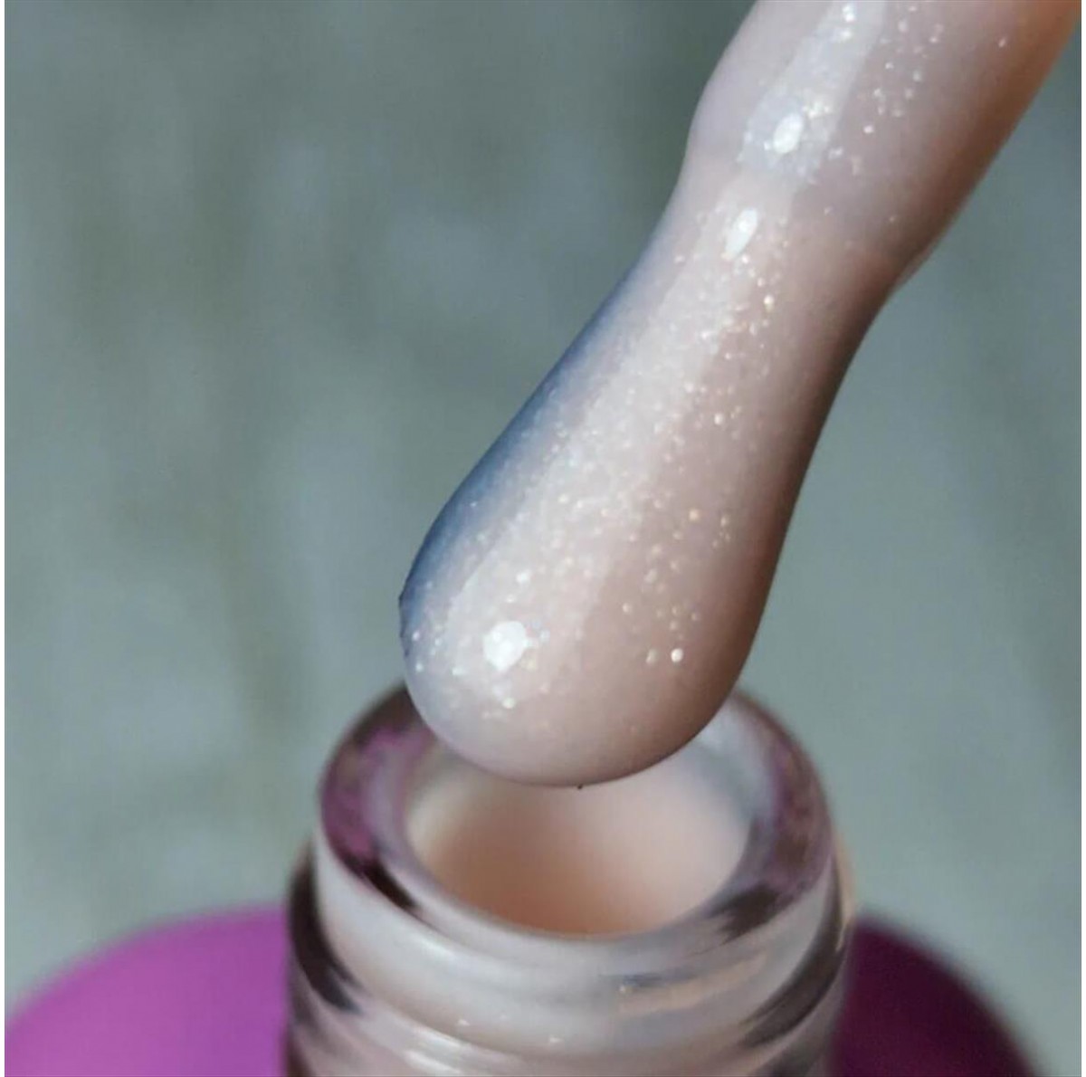 Soak Off Nails Vi Beauty Light Pink Shimmer 06 Rubber Base 15ml