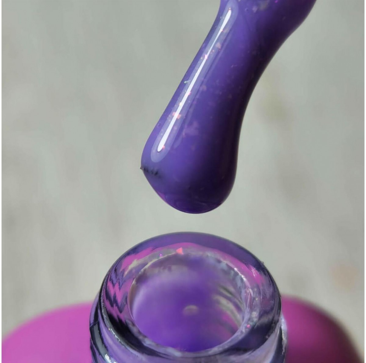 Ημιμόνιμο βερνίκι νυχιών Vi Beauty 06 Purple Dreamy Rubber Base 15ml