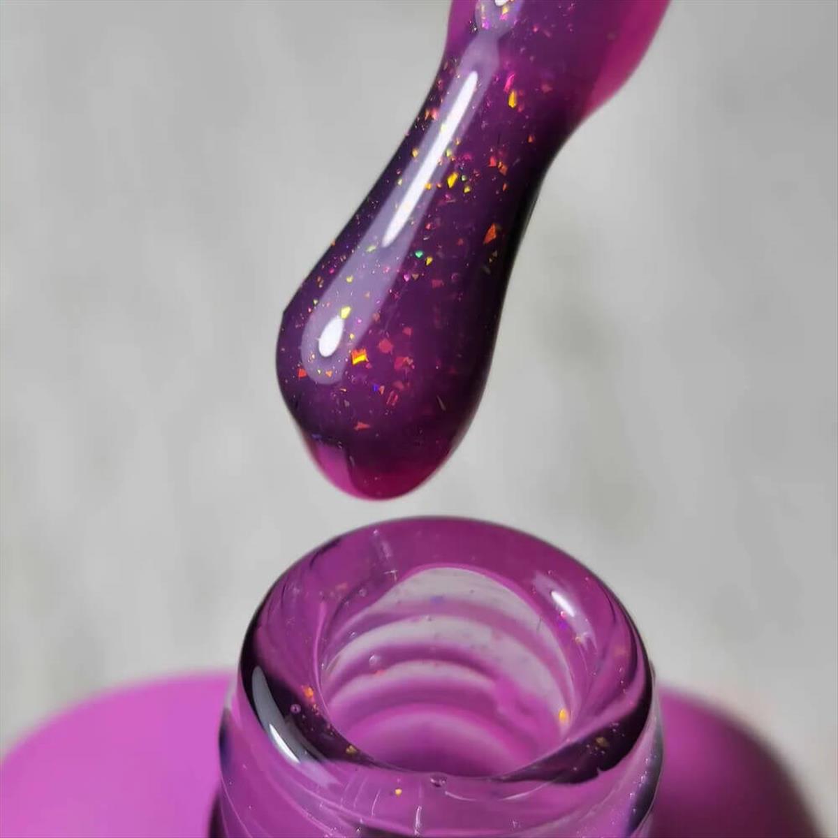 Ημιμόνιμο βερνίκι νυχιών Vi Beauty 10 Fuchsia Dreamy Rubber Base 15ml