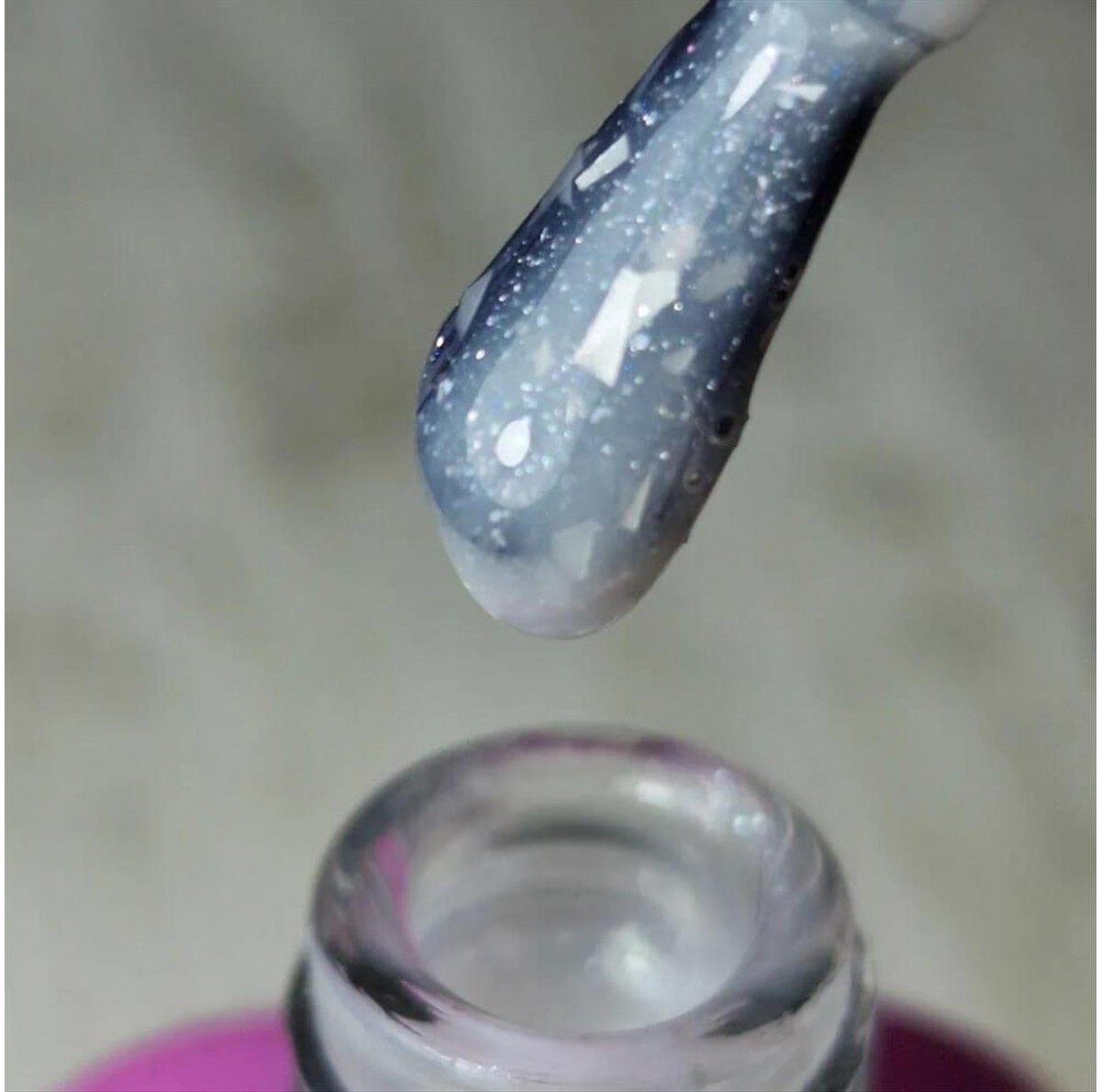 Ημιμόνιμο βερνίκι νυχιών Vi Beauty Milky Elegant Rubber Base15ml