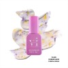 Soak Off Nails Vi Beauty Purple Gold Flake Base Gel 15ml