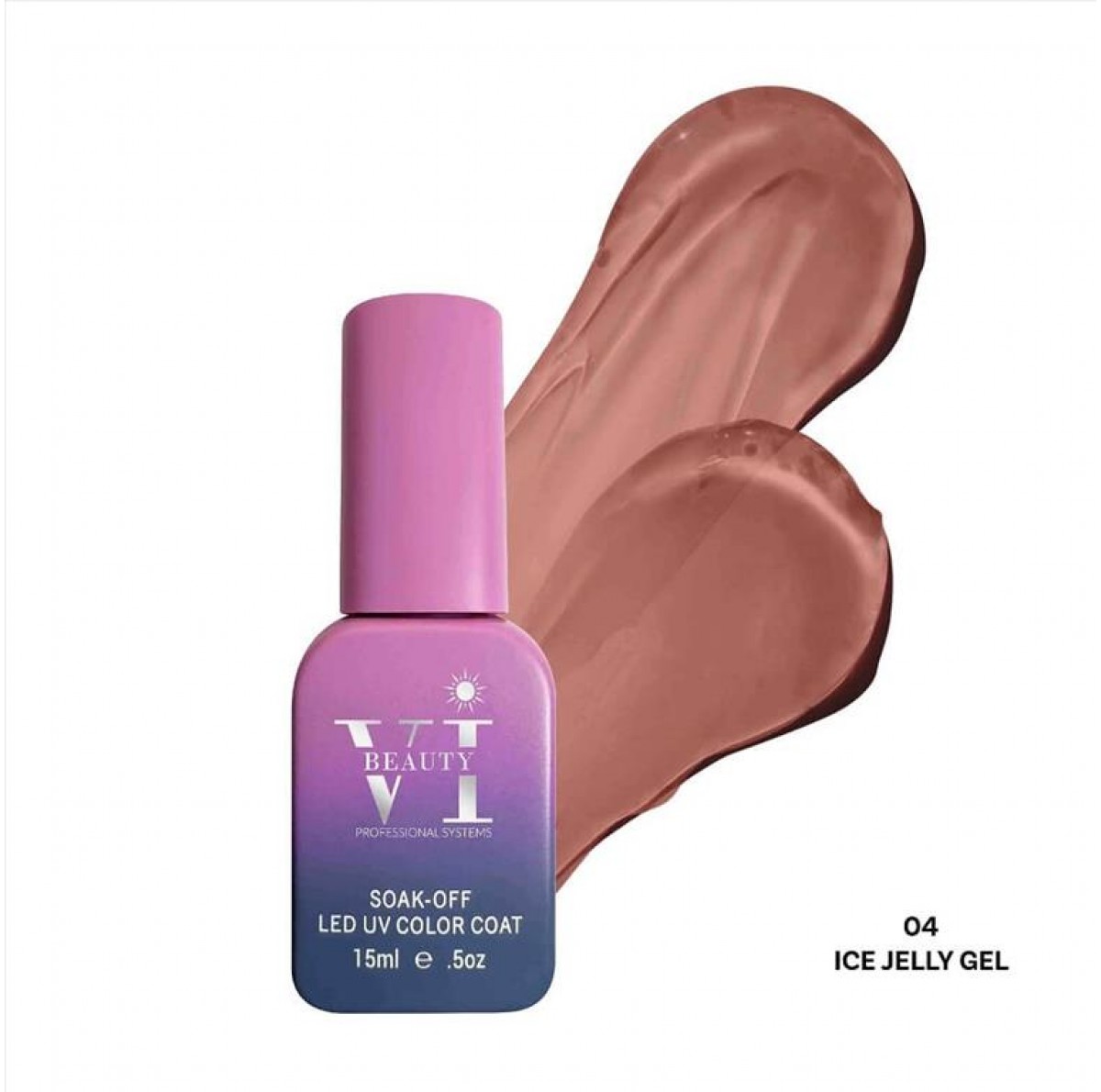 Soak Off Nails VI Beauty 04 Ice Jelly 15ml