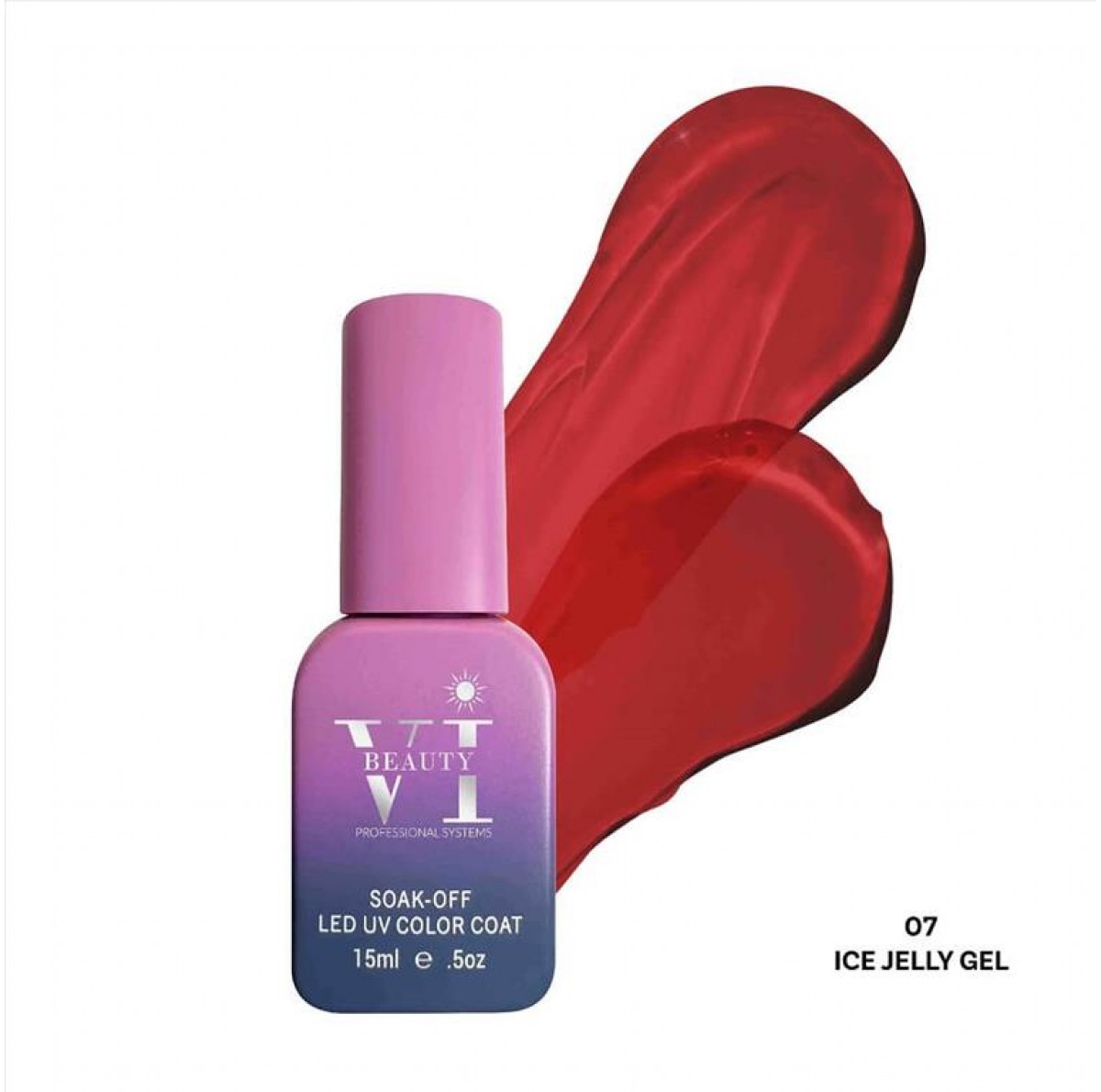 Soak Off Nails VI Beauty 07 Ice Jelly 15ml